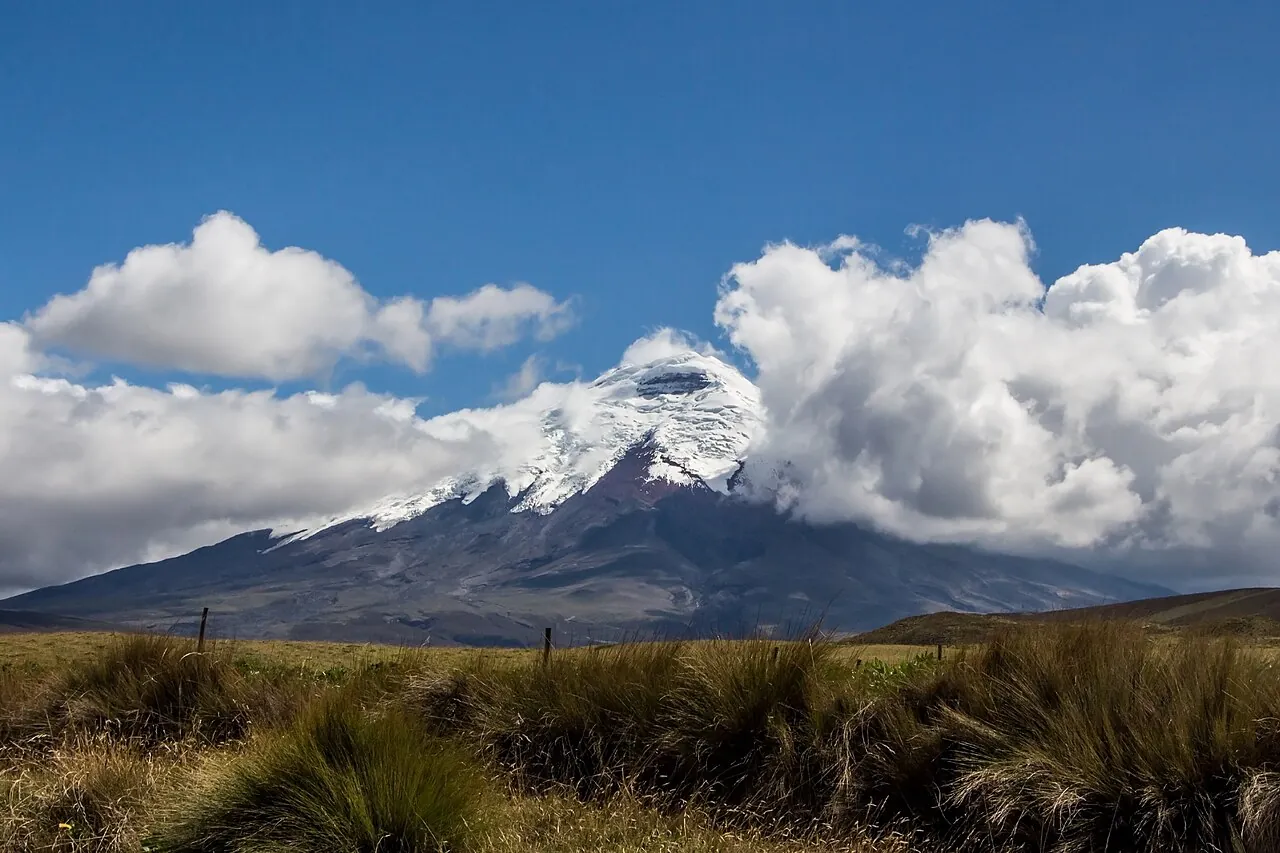 Cotopaxi volcano in the Ecuadorian Andes