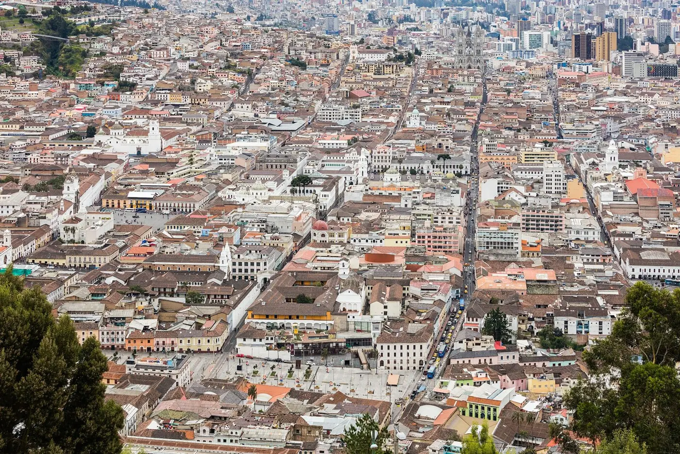 Vista de Quito desde El Panecillo